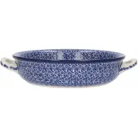 Bunzlau Castle Auflaufform Rund Indigo (Ø 26 cm)