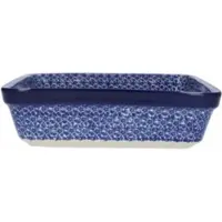 Bunzlau Castle Auflaufform Quadratisch Indigo (27 x 27 cm)