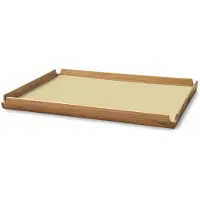 Lind DNA Tablett Square L Airy Nupo Lemon Sorbet / Teak