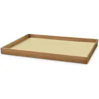 Lind DNA Tablett Square L Even Nupo Lemon Sorbet / Teak