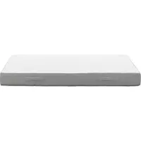 Beliani Taschenfederkernmatratze Hart 140 x 200 cm Memory Foam Abnehmbarer Bezug 7 Zonen Matratze für Bett Schlafzimmer Modern