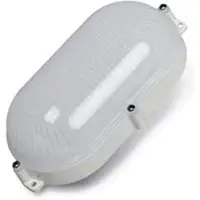 EDM Oval 9w 810 Lumens Wandleuchte Weiß Weiß One Size