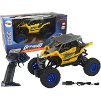 Lean Toys Geländewagen ferngesteuert 2,4 GHz 1:16 Gelb