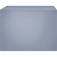 Beliani Regenschutz für Gartenmöbel Grau Stoff mit PVC Beschichtung 110 x 100 x 70 cm Reißverschluss Rechteckig Outdoor Terrasse Ausstattung Zubehör
