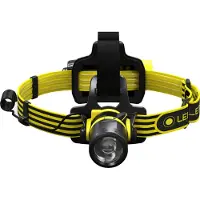 Led Lenser EXH8, Stirnband-Taschenlampe, Schwarz, Gelb, IP68, 180 lm, 120 m, 40 h