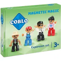 Coblo Spielzeug magnetische Fliesen Mini-Figuren / Püppchen 4 Stücke