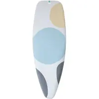 Brabantia 131608, Bügelbrettabdeckung, Baumwolle, Mehrfarbig, Muster, Ironing Board D, 1350 mm