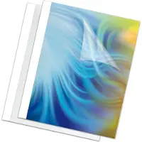 Fellowes 53154, A4, Kunststoff, Transparent, Weiß, 60 Blätter, 297 mm, 7 mm