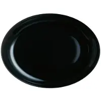 Luminarc 12 x Diwali Black Platte oval 33x25cm -