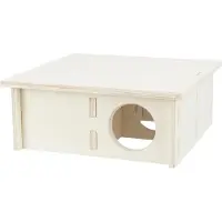 Trixie mehrstöckiges Haus für Kleintiere - 4 Zimmer - 25 x 10 x 25 cm