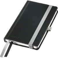 Leitz Style Notebook A6 square with hardcover Black metallic