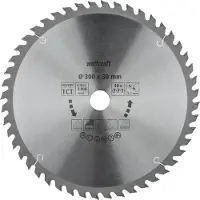 Wolfcraft Kreissägeblatt Ø 300 mm Bohrung Ø 30 mm 48 Zähne