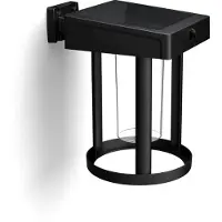 Philips Camill Wandleuchte, 1,4 W, Wandbeleuchtung für den Außenbereich, Schwarz, Kunststoff, IP44, Terrasse, Garten, III