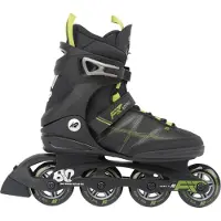 K2 Rollschuhe - F.I.T. 80 Pro - Schwarz/Grün - Inlineskates - - 45 - Rollschuhe