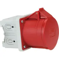 Pce 81315-6 Anbaudose 16A 5p 6h für DIN-Schiene 813156