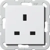 Gira 2776 03, Weiß, 250 V, 13 A