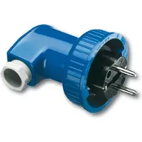 ABB 74 WD, Typ F, Schwarz, Blau, 2P+E, AC, 250 V, 16 A