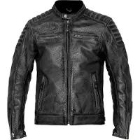 John Doe Storm Motorrad Lederjacke, schwarz, 3XL