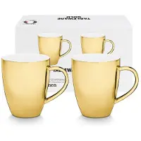 Vt wonen Tasse XL Gold 400 ml (2er Set)