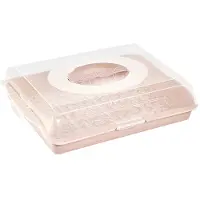Keeeper Kuchenhaube/Partybutler marco, PP, nordic-pink Deckel mit Verschluss, ergonomischer Griff