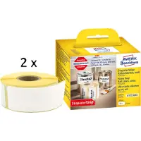 Avery Zweckform Rollenetiketten, kompatibel mit DYMO LabelWriter Serie 300/400/450/4XL/Wireless, permanenthaftend, B 89 x H 25 mm, weiß, 700 Stück
