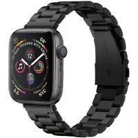 Spigen Modern Fit Steel Watch Armband Schwarz Apple Watch Series 1-10 / SE / Ultra (2) - 42/44/45/46/49 mm