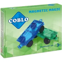 Coblo Spielzeug Magnetische Fliesen Auto Erweiterung 2 Stücke