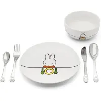 Zilverstad Geschirr Silver City Miffy Weiß