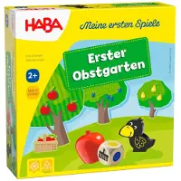 Haba Erster Obstgarten – Meine ersten Spiele: Brett- und Familienspiel rund um Farben und Formen, Holzspielzeug-Klassiker für Kleinkinder ab 2 Jahren