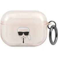 Karl Lagerfeld Karl Head Glitter - Airpods Pro Tasche (złoty)