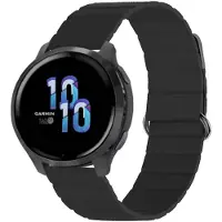 IMoshion Magnetlederarmband - Universelle 22 mm Anschluss - Schwarz