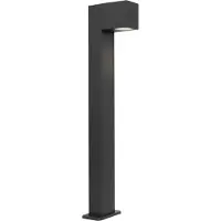 QAZQA Industrielle Outdoor Stehleuchte Dunkelgrau 65 cm IP44 Baleno