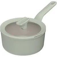 Berghoff Balance Salbeigrüner Antihaft-Topf mit Deckel, 18 cm