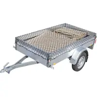 Pricenet ProPlus Anhängernetz 340796V01, grobmaschig, 1,5x2,2m bis 2,5x3,5m dehnbar, mit Spanngummi