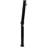 vidaXL Solardusche Klappbar Schwarz 214 cm 23 L