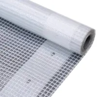vidaXL Gitter-Abdeckplanen 2 Stk. 260 g/m² 1,5x20 m Weiß