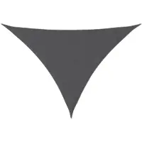 vidaXL Sonnensegel Oxford-Gewebe Dreieckig 3x4x4 m Anthrazit