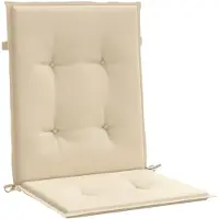 vidaXL Gartenstuhlauflagen für Niedriglehner 6 Stk. Beige 100x50x3 cm