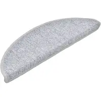 vidaXL - 15 - Stück - Treppenstufenmatten - 56x17x3 - cm - hellgrau