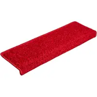 vidaXL Stufenmatten 15 Stk. 65x21x4 cm Rot Rechteckiger Rand