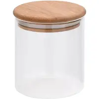 vidaXL Vorratsgläser mit Bambusdeckel 6 Stk. 600 ml