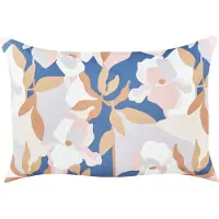 Beliani Gartenkissen 2er Set Mehrfarbig Stoffbezug mit Füllung 40x60 cm Rechteckig Florales Motiv Modern für Garten Terrasse Outdoor Wasserabweisend
