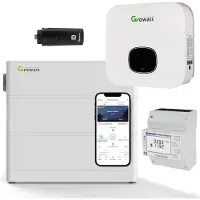 Growatt MIN 4200-XH 4,2kW Hybrid Wechselrichter mit 5.12kWh Solarspeicher-Set