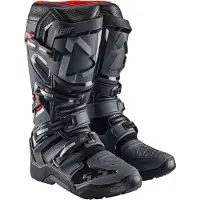 Leatt Moto 5.5 FlexLock Enduro Schwarz-Graue Motocross-Stiefel Größe 40.5