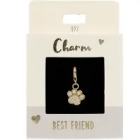 Depesche Charm Express yourself Pfote gold