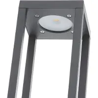 LUCANDE LED-Wegelampe Carlota, anthrazit, 65 cm, Metall