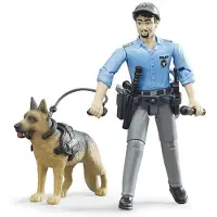Bruder Spielwaren Bruder 62150 - bworld Polizist mit Hund