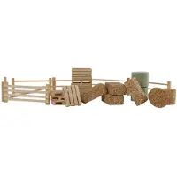 Kids Globe Bauernhof Zubehör-Set (19-teilig) - 1:32