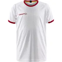 Craft Sportshirt Kinder Progress 2.0 Graphic Jersey White/Brightred-Größe 146