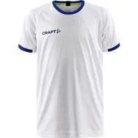 Craft Sportshirt Kinder Progress 2.0 Graphic Jersey White/Club Cobolt-Größe 134